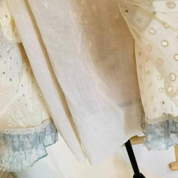 Anthropologie Forever That Girl Effie Eyelet Top - Picture 5 of 12